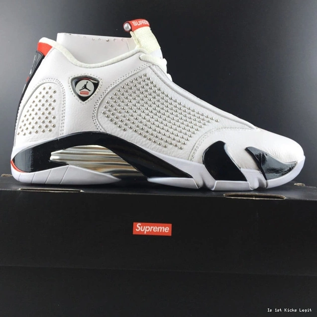 Air Jordan White 14 Retro BV7630-106 0801